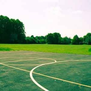 Basketball construction court design