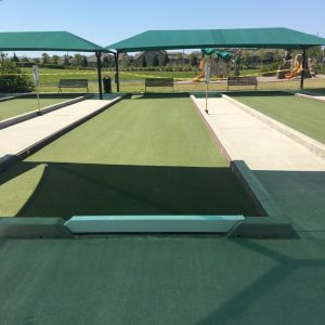 Our Bocce Ball Construction