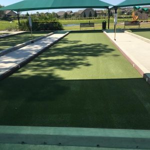 Our Bocce Ball Construction